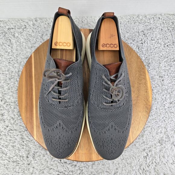 Cole Haan Men 11.5 Original Grand Gray Stitchlite Business Casual Wingtip Oxford main image 10